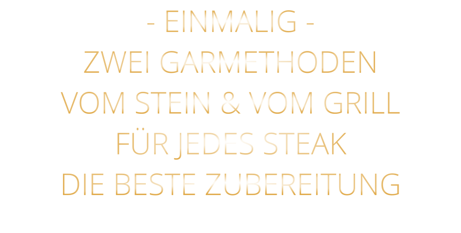 - EINMALIG - ZWEI GARMETHODEN VOM STEIN & VOM GRILL FÜR JEDES STEAK DIE BESTE ZUBEREITUNG