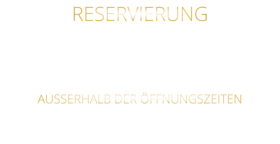 RESERVIERUNG  BITTE „NUR“ TELEFONISCH  ZU DEN ÖFFNUNGSZEITEN 0931 54271 AUSSERHALB DER ÖFFNUNGSZEITEN AB 10 UHR BIS 19 UHR 0172 3576974